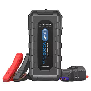 Topdon V2200PLUS: 2200 A Jump Starter / Power Bank / Battery & System Tester