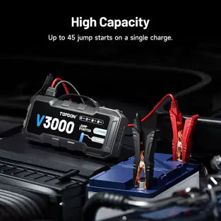 Topdon V3000: 3000 A Jump Starter / Booster / Power Bank