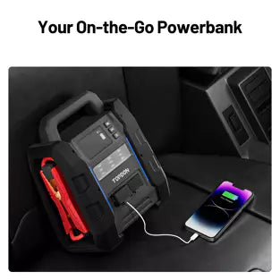 Topdon V4500PLUS: 4500 A Jump Starter / Power Bank / Battery & System Tester