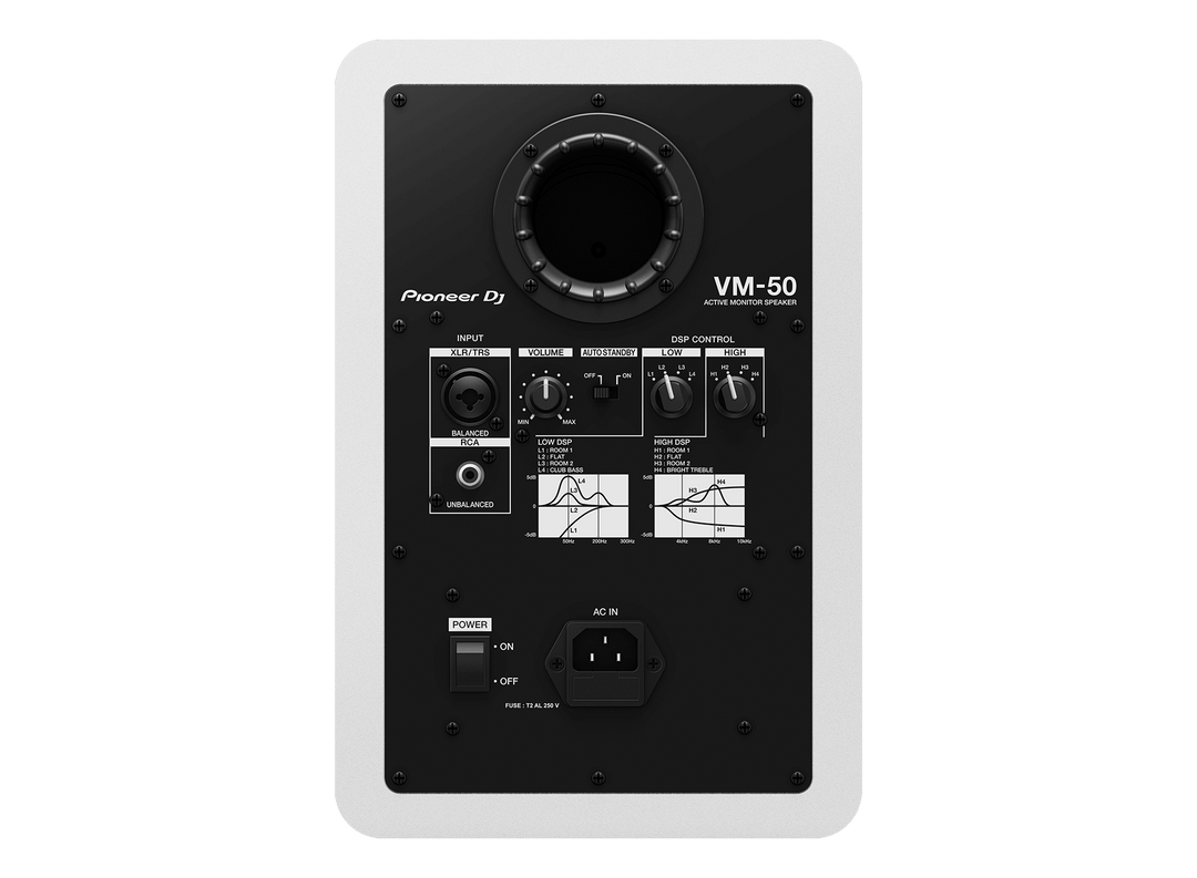 Pioneer DJ VM-50-W: 5" White Active Studio Monitor