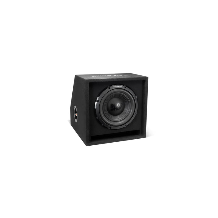Alpine W-SB10V: 10" Single Pre-Loaded Wedge Subwoofer Enclosure