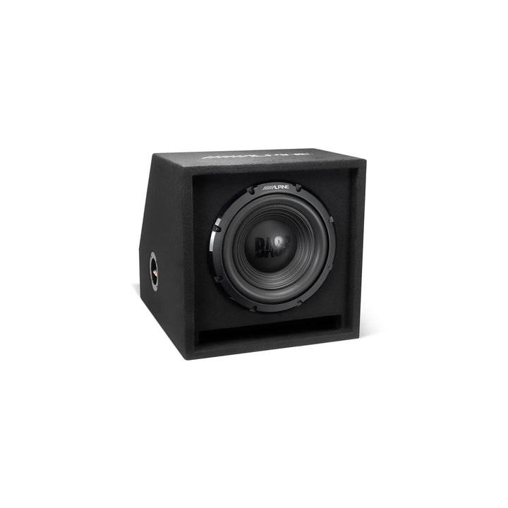 Alpine W-SB12V: 12" Single Pre-Loaded Wedge Subwoofer Enclosure