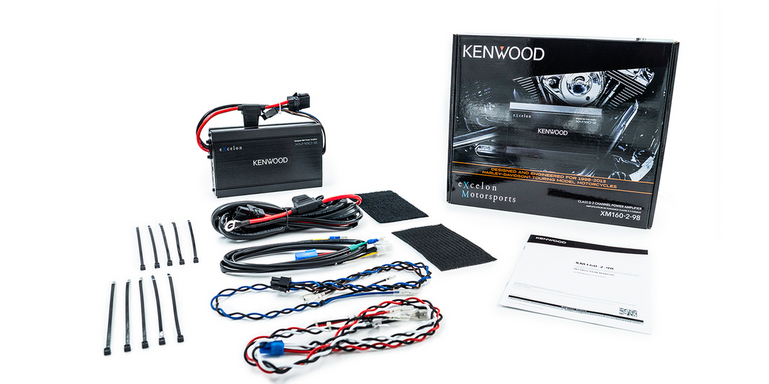Kenwood Excelon XM160-2-98: 2-Channel 80 W RMS x 2 Compact Amplifier