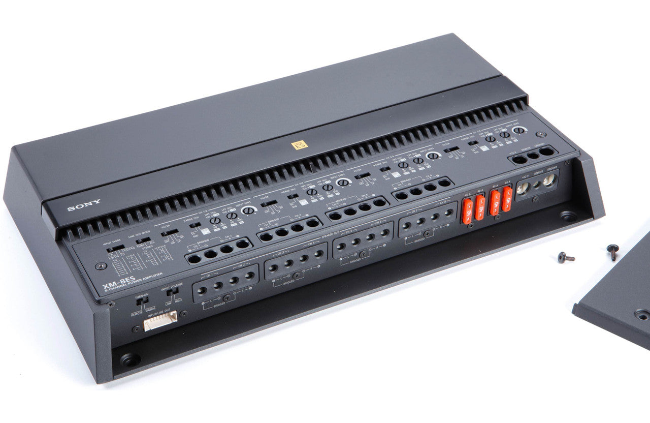 SONY グラフィックイコライザー XE-808 本体 アンプXM-8 セット Sony XM8ES: ES-Series Mobile 8-Channel Car Amplifier – AZ Electronics