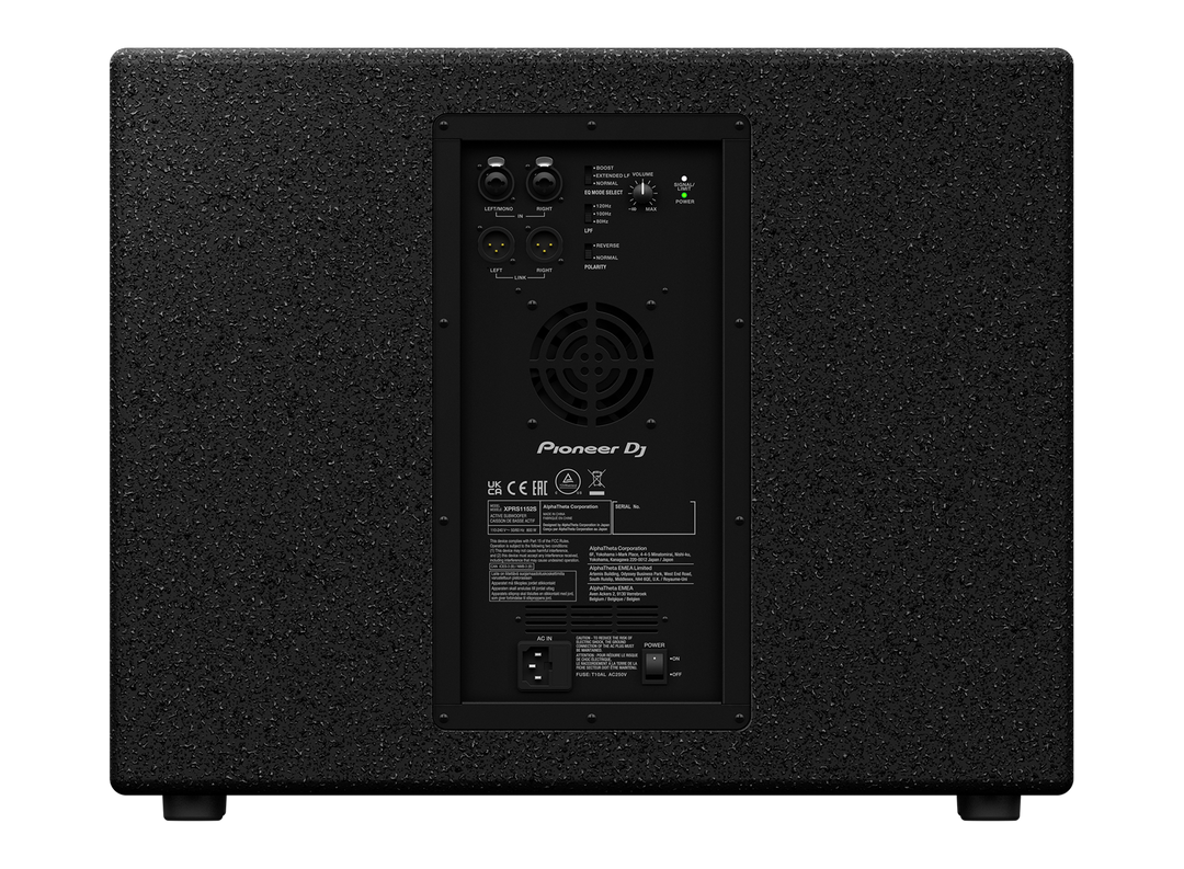 Pioneer DJ- XPRS1152S: 15” reflex loaded active subwoofer