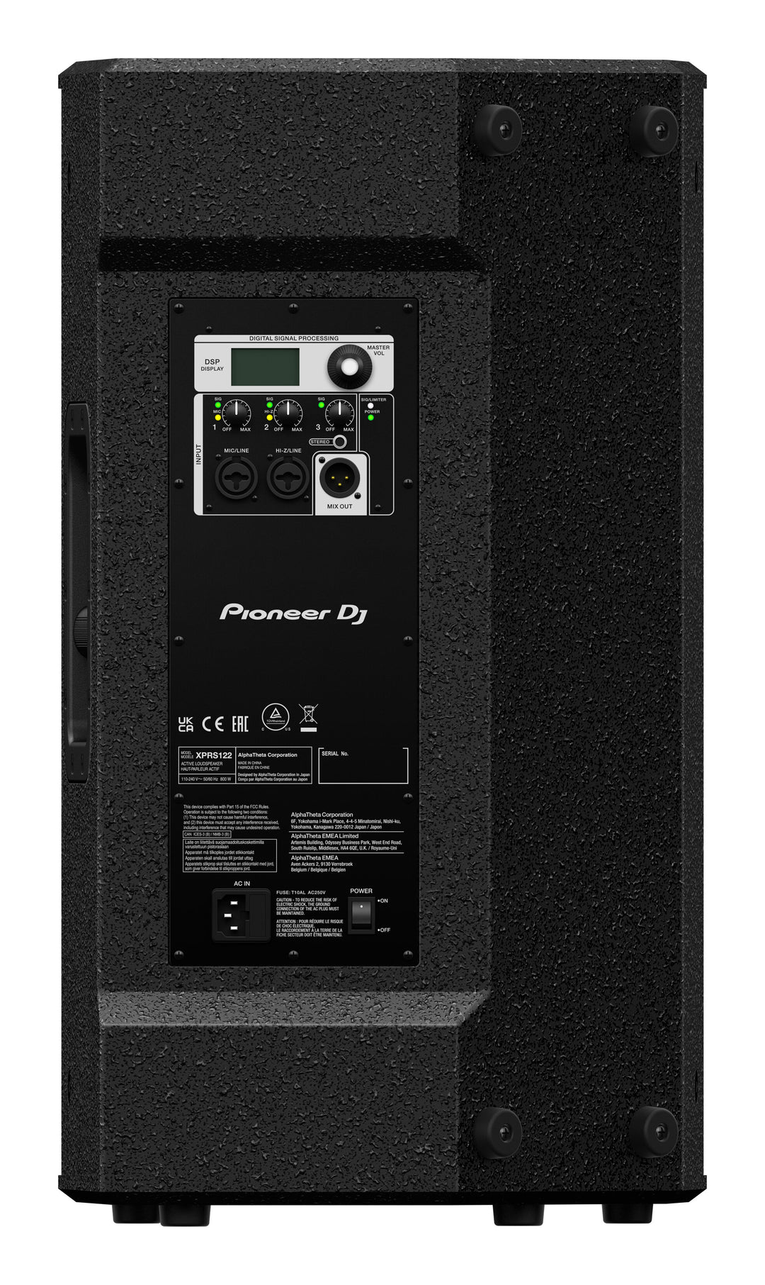 Pioneer DJ XPRS122: 12" Single Full-Range Active Loudspeaker