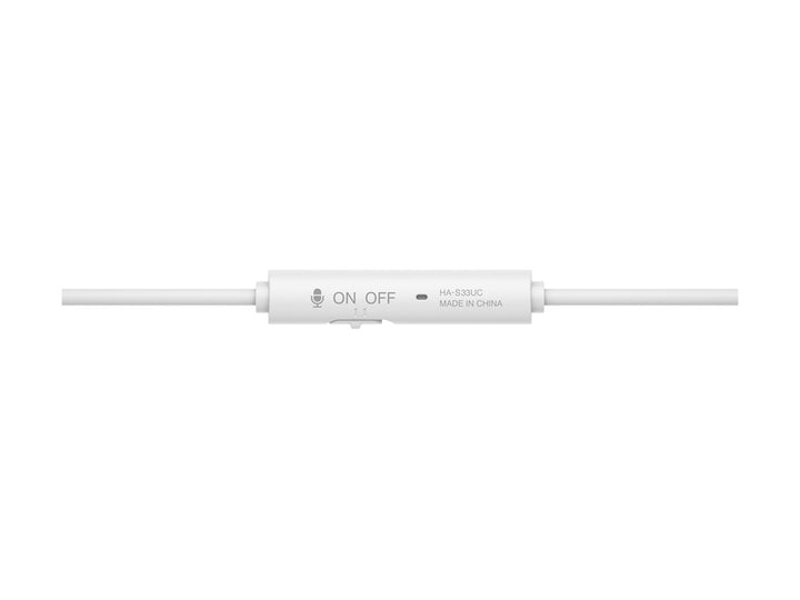JVC HA-S33UC-W: USB-C White Wired Headphones