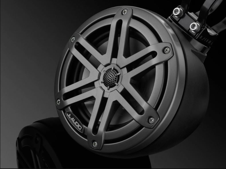 JL Audio JLM3650VEXSB-S-GM: 6.5" M3- / VEX-Series Gun Metal Titanium Sport Enclosed Coaxial Speaker System
