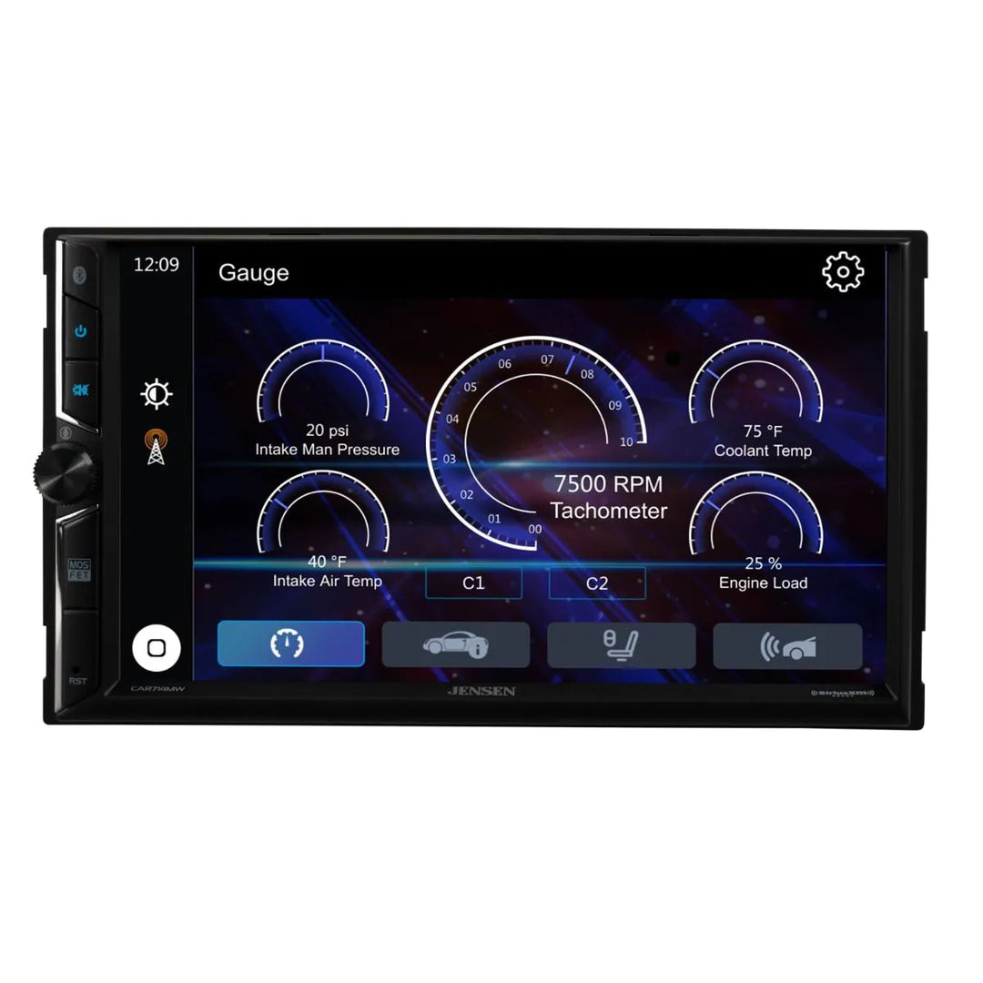 Jensen JECAR714MW: 7" Double-Din Touchscreen Media Receiver