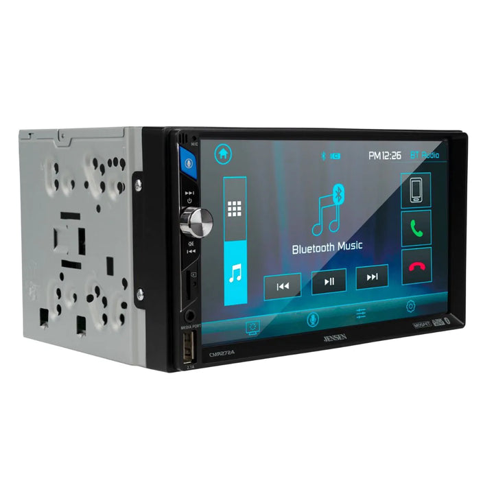 Jensen JECMR2724: 7" LCD Double-Din Touchscreen Mechless Digital Media Receiver