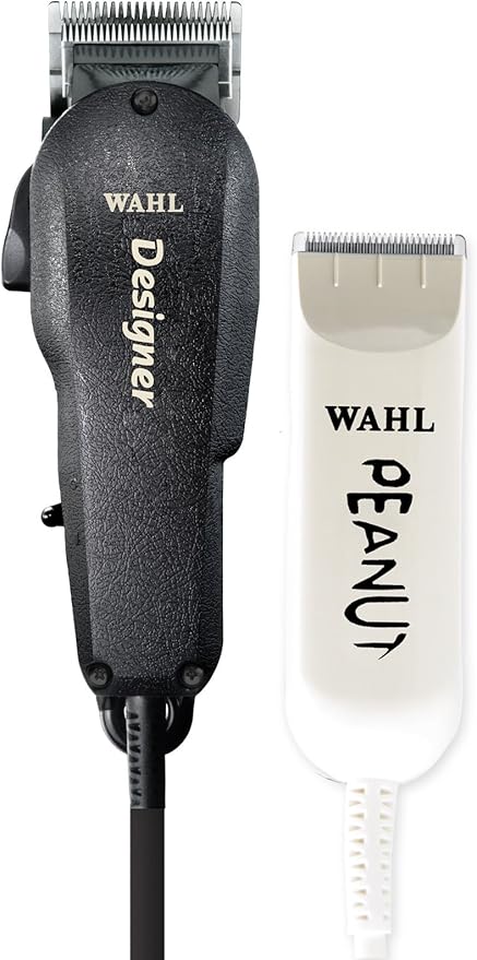 Wahl Professional All Star Clipper/Trimmer Combo #56169: Features Black Designer Clipper and Peanut Trimmer, Includes Accessories