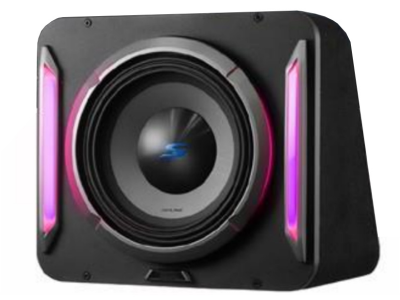 Alpine S2-SB8: S2-Series Pre-Loaded Wedge Subwoofer Enclosure