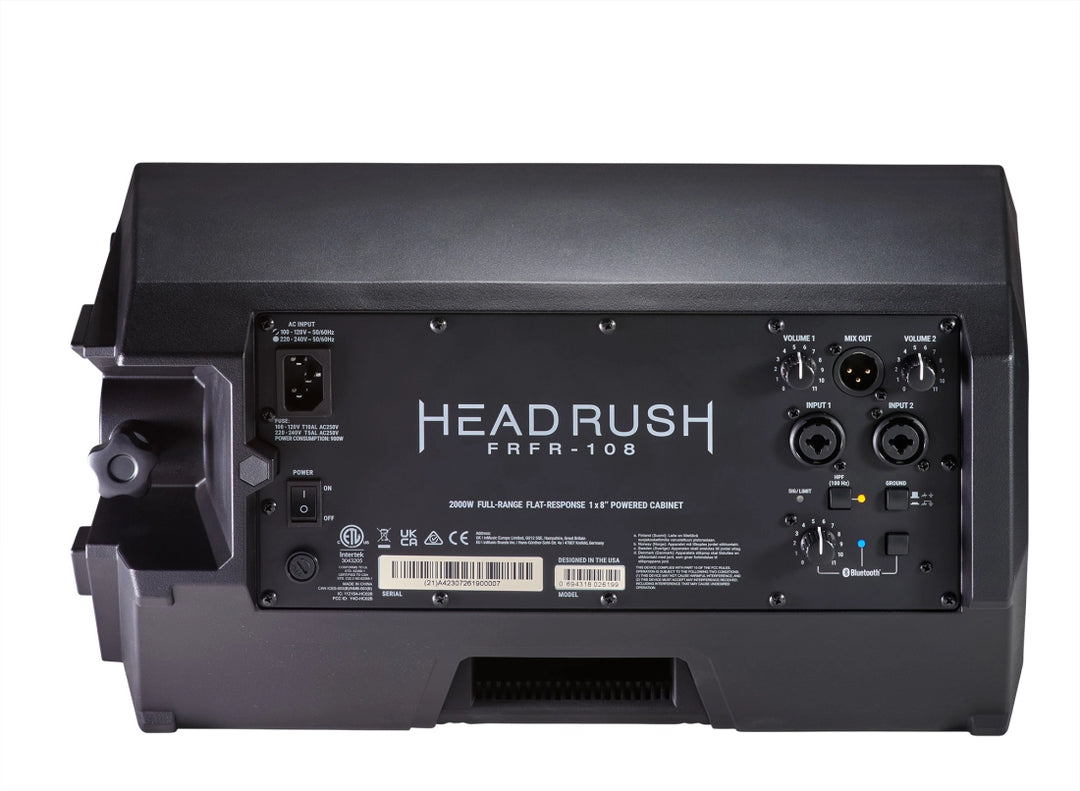 HeadRush FRFR-108 MKII: Full Range/Flat Response 1x8 Powered Cabinet