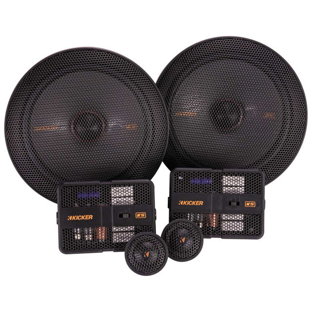 Kicker 51KSS6704: 6 - 3 / 4" KS-Series 125 W RMS Component Speaker System