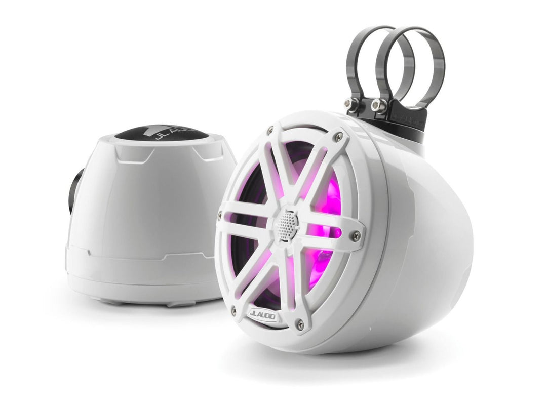 JL Audio JLM3650VEXGW-S-GW-I: 6.5" M3- / VEX-Series LED RGB White Sport Enclosed Coaxial Speaker System