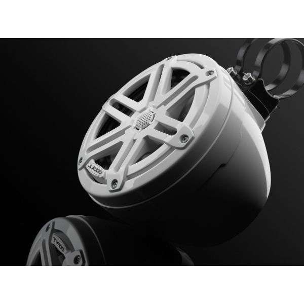 JL Audio JLM3650VEXGW-S-GW: 6.5" M3- / VEX-Series Gloss White Sport Enclosed Coaxial Speaker System