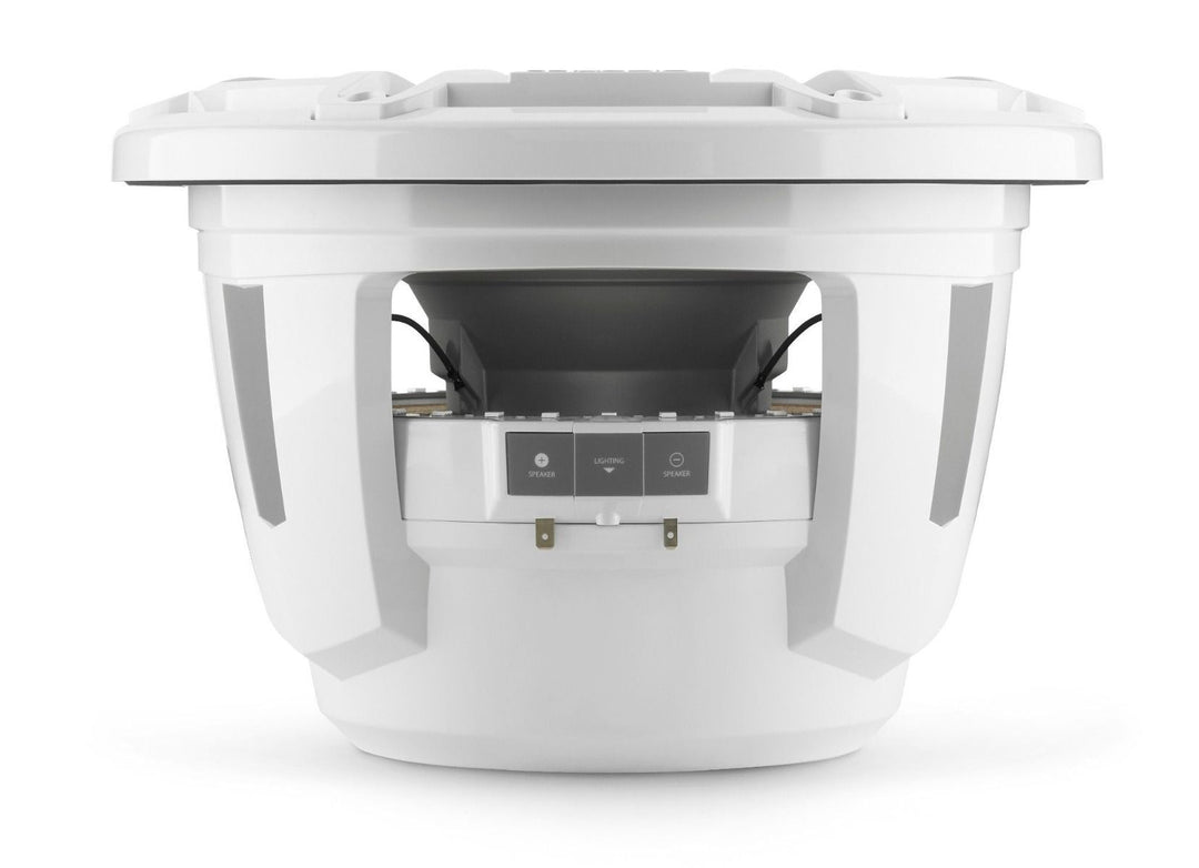 JL Audio JLM7-12IB-S-GWGW-I-4: 12" M7-Series LED RGB Gloss White Infinite-Baffle Sport Marine Subwoofer