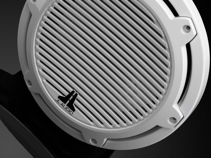 JL Audio JLM6-10W-C-GW-GW-4: 10" M6-Series Gloss White Classic Marine Subwoofer