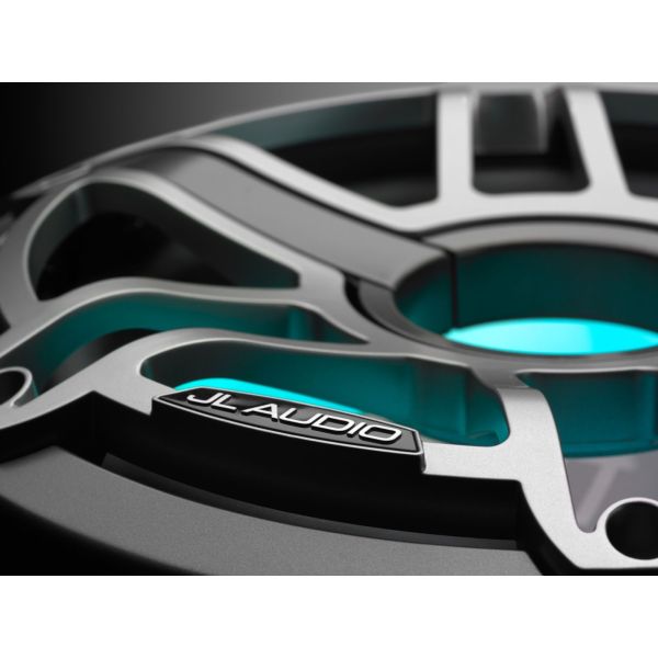 JL Audio JLM6-10W-S-GM-TI-I-4: 10" M6-Series LED RGB Gun Metal Titanium Sport Subwoofer