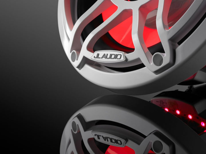 JL Audio JLM6-10W-S-GW-GW-I4: 10" M6-Series LED RGB Gloss White Sport Subwoofer