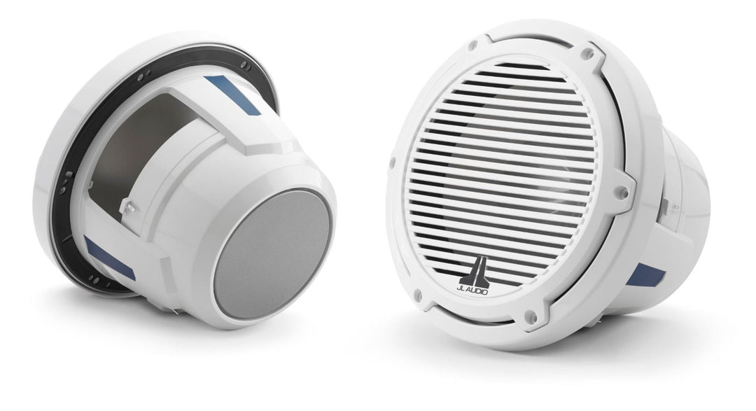 JL Audio JLM6-8IB-C-GW-GW-4: 8" M6- / IB-Series Gloss White Classic Marine Subwoofer