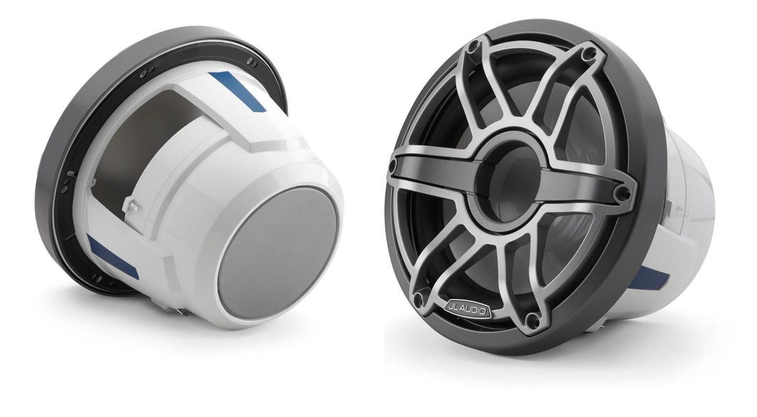 JL Audio JLM6-8IB-S-GM-TI-4: 8" M6- / IB-Series Gun Metal Titanium Sport Marine Subwoofer