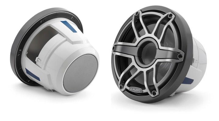 JL Audio JLM6-8IB-S-GM-TI-4: 8" M6- / IB-Series Gun Metal Titanium Sport Marine Subwoofer
