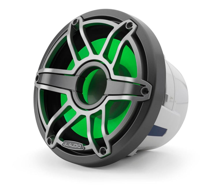 JL Audio JLM6-8IB-S-GM-TI-I-4: 8" M6- / IB-Series LED RGB Gun Metal Titanium Sport Marine Subwoofer