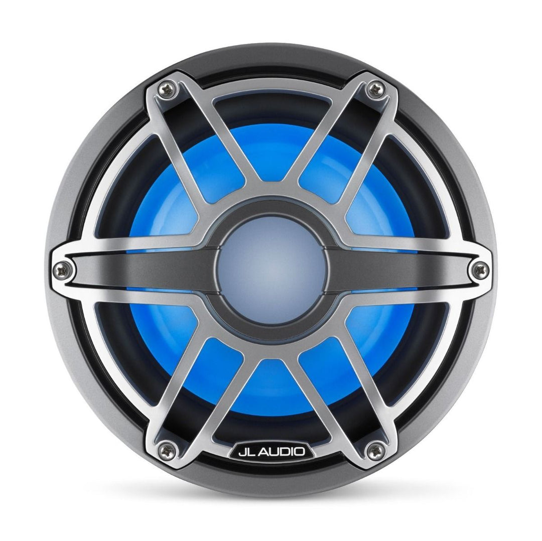 JL Audio JLM6-8IB-S-GM-TI-I-4: 8" M6- / IB-Series LED RGB Gun Metal Titanium Sport Marine Subwoofer