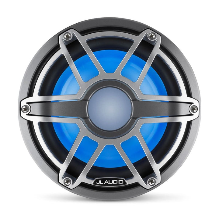 JL Audio JLM6-8IB-S-GM-TI-I-4: 8" M6- / IB-Series LED RGB Gun Metal Titanium Sport Marine Subwoofer