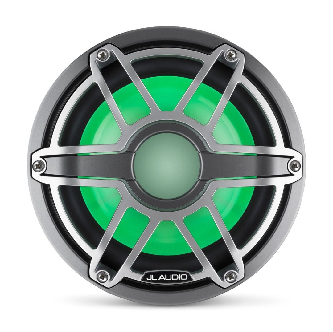 JL Audio JLM6-8IB-S-GM-TI-I-4: 8" M6- / IB-Series LED RGB Gun Metal Titanium Sport Marine Subwoofer