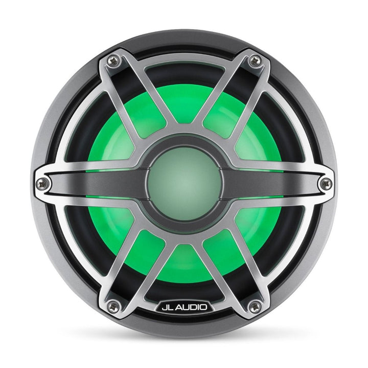 JL Audio JLM6-8IB-S-GM-TI-I-4: 8" M6- / IB-Series LED RGB Gun Metal Titanium Sport Marine Subwoofer