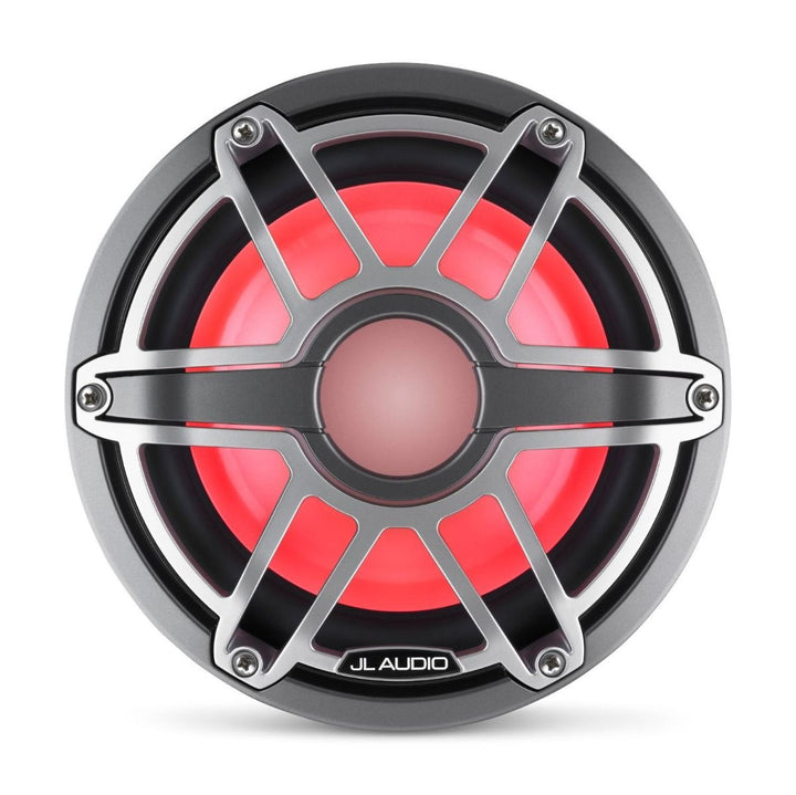 JL Audio JLM6-8IB-S-GM-TI-I-4: 8" M6- / IB-Series LED RGB Gun Metal Titanium Sport Marine Subwoofer