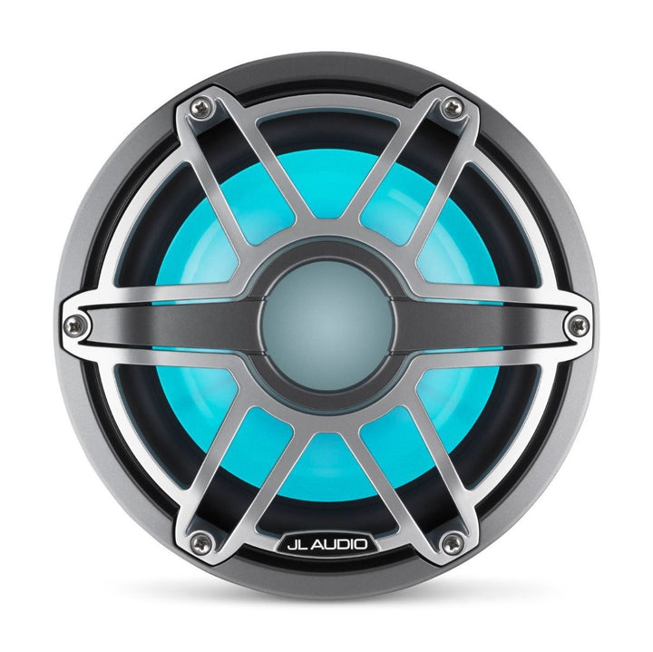 JL Audio JLM6-8IB-S-GM-TI-I-4: 8" M6- / IB-Series LED RGB Gun Metal Titanium Sport Marine Subwoofer