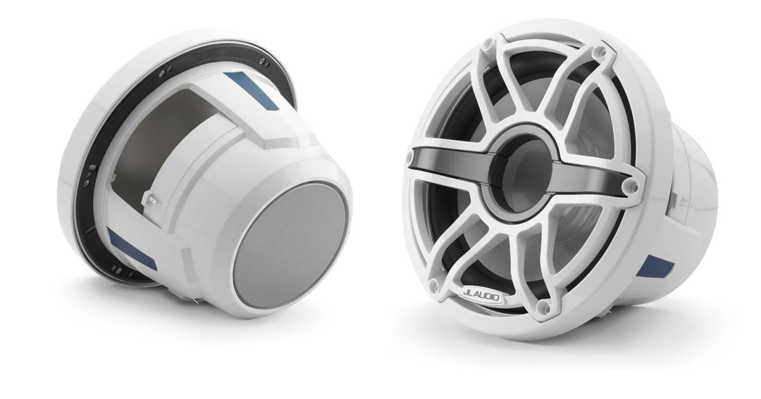 JL Audio JLM6-8IB-S-GW-GW-4: 8" M6- / IB-Series Gloss White Sport Marine Subwoofer