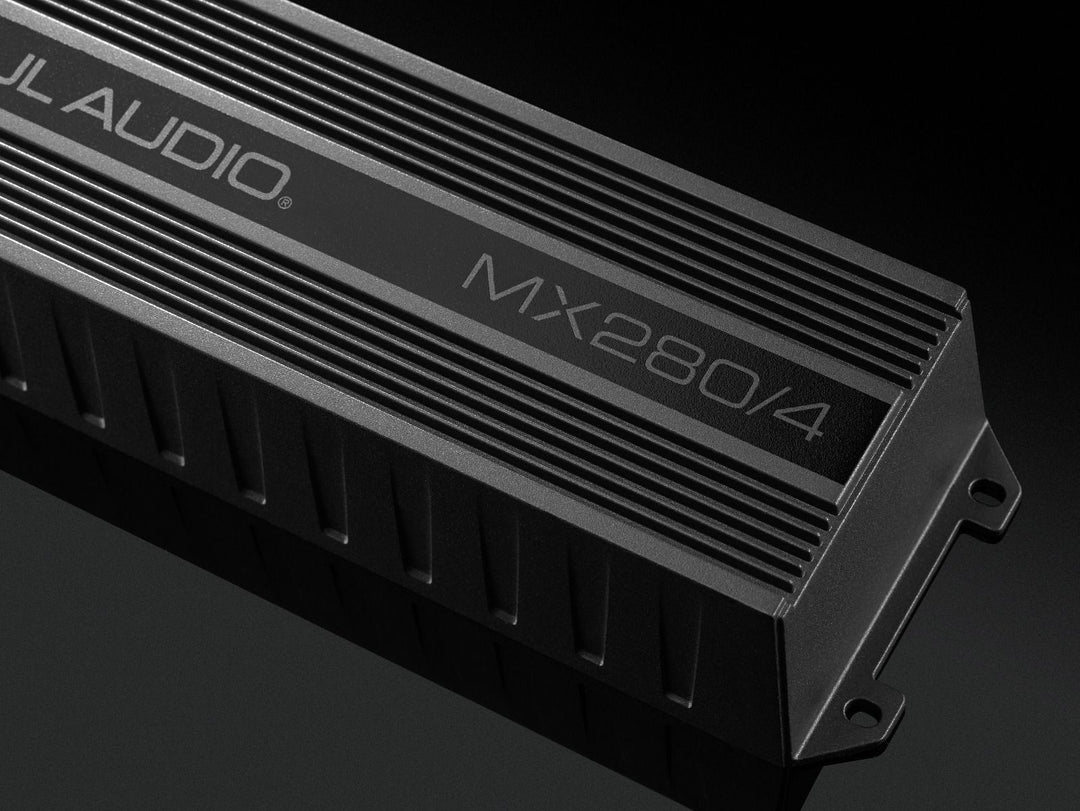 JL Audio JLAMPMX280-4: 280 W 4-Channel MX-Series Class-D Powersports Amplifier