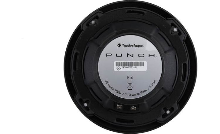 Rockford Fosgate P16: Punch Series 6" 2-way car speakers