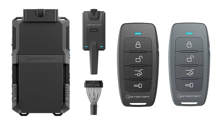 IDatastart RS-101G-HCX: 1-Way 5-Buttons 3000 FT Range All-In-One Remote Starter