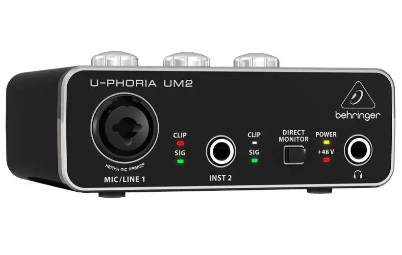 Behringer UM2: 2 x 2 USB U-Phoria Audio Interface
