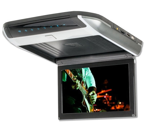 Vissions 10" TFT LED Roof Mount Monitor w/DVD - Grey