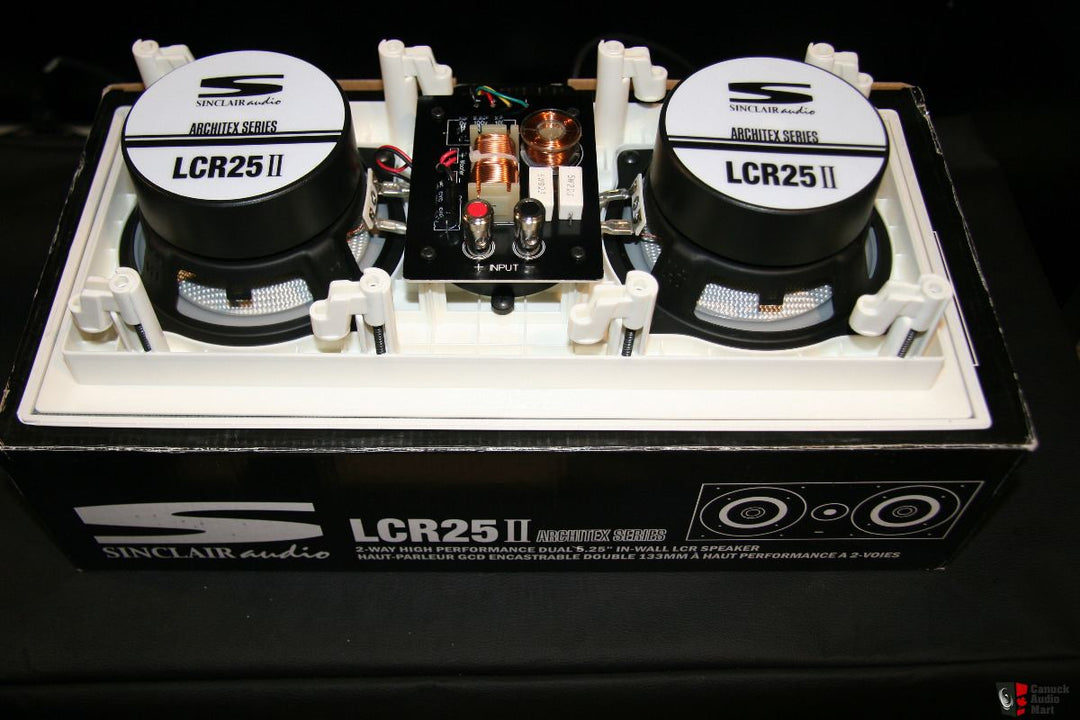 LCR25 ll Sinclair:Wall Speaker W/Dual 5.25" Woofer High Performance (Single)