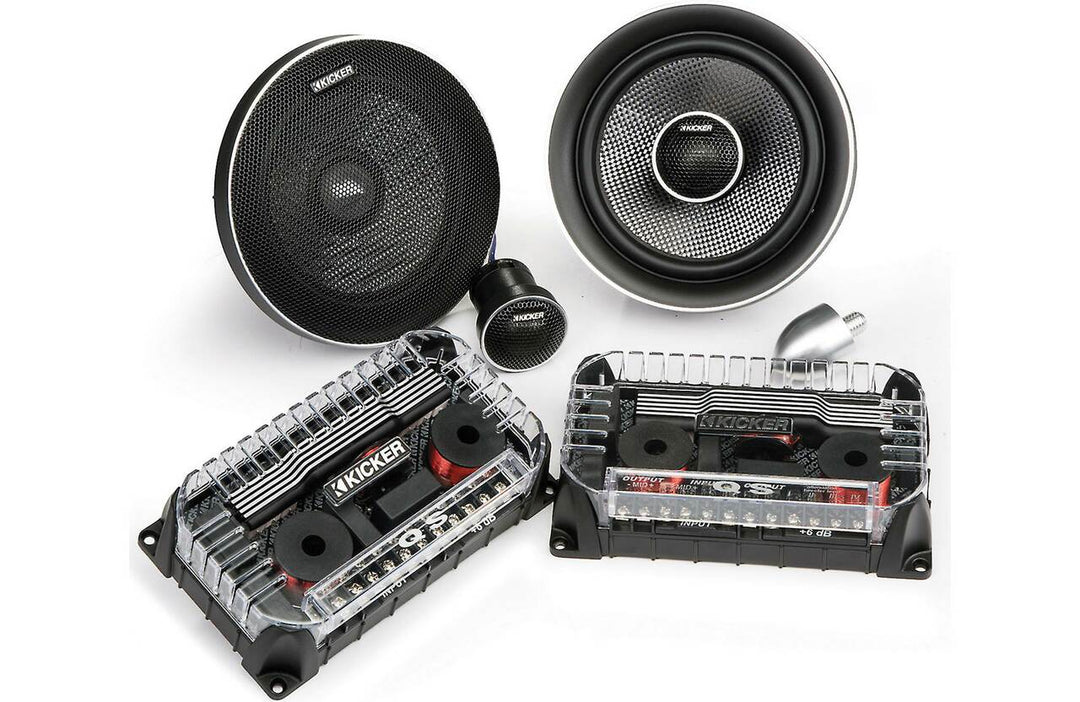Kicker 41QSS654: 6 x 1 / 2" Component Speaker System QS Series