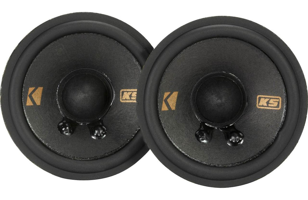 Kicker 47KSC2704: 2 x 3 / 4" Midrange Car Speakers KS Series
