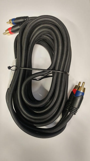 003 AUD: Male - Male 12 FT Audio RCA Cable