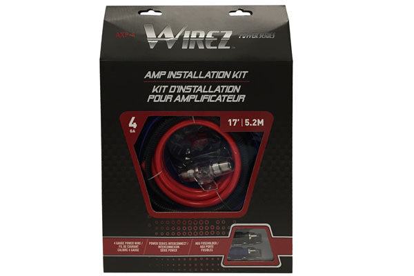 Wirez AKP-4: Power Series 4 Gauge Amplifier Kit