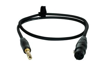 HXFS-3 SFM:XLR Female To 1/4" TRS Microphone Balance Cable 3FT