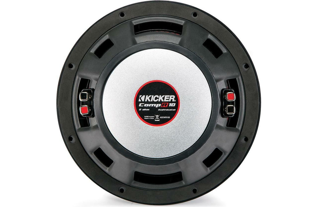 Kicker 48CWR102: 10" CompR-Series Dual 2-Ohms Subwoofer