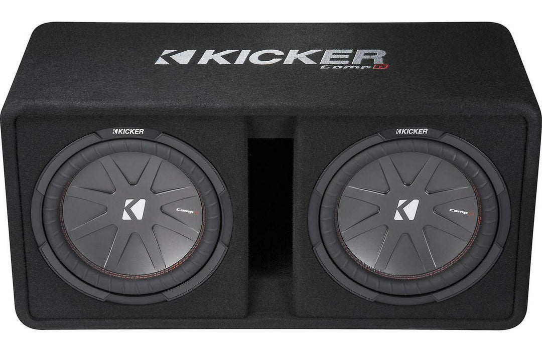 Kicker 48DCWR122: 12" Dual CompR-Series Ported Enclosure