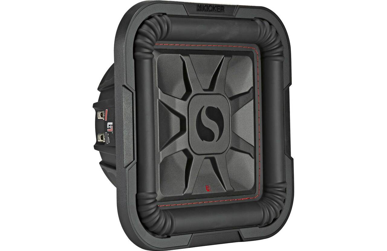 KICKER 46L7T104 Car Audio L7T Shallow Mount 10 Sub Square L7