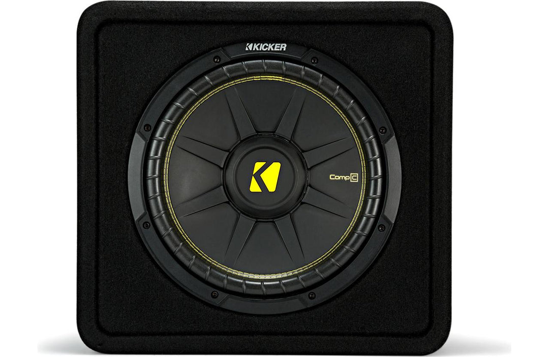 Kicker 44VCWC122: 12" Subwoofer Ported Enclosure Available 2 & 4 Ohm